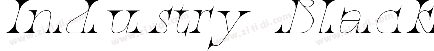Industry Black Itali字体转换